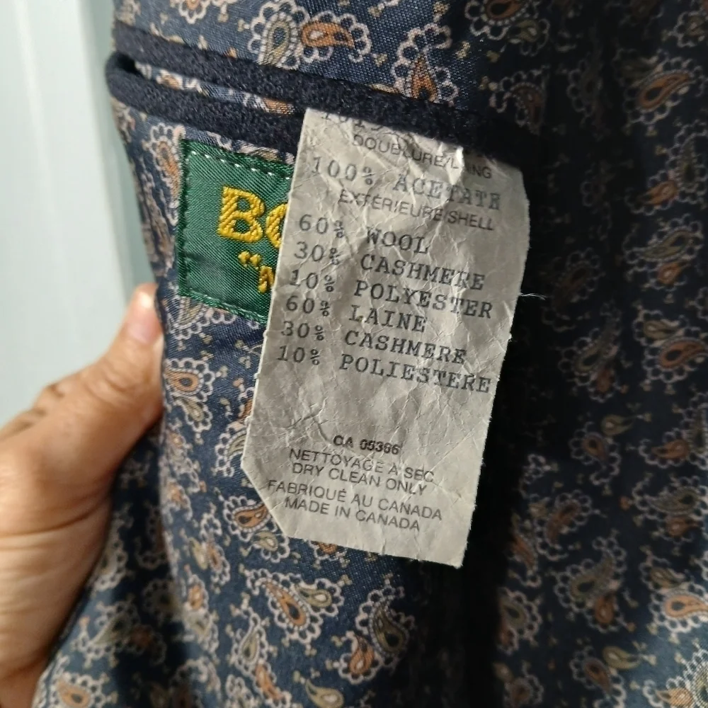 wool/cashmere blend academia blazer - Picture 6 of 10